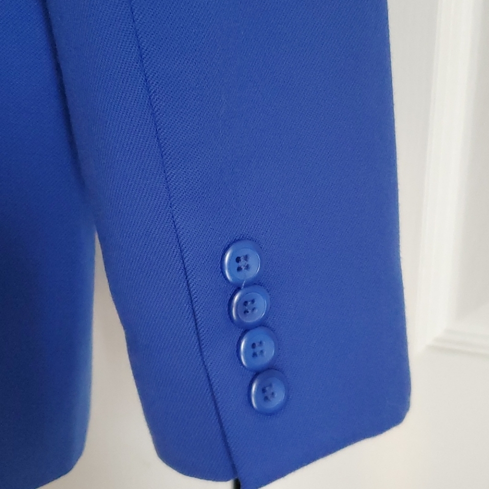 Pendleton Royal Blue Wool Single Button Blazer - image 8